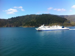 Inter Island ferry between Wellington (North Island) and Picton (South Island)